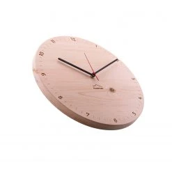 KUNSTLOFT Design Wanduhr Bergtouhr Zirbe rund -Günstiges Deko Geschäft 9f609a1430274af6bd9e42af13a76227