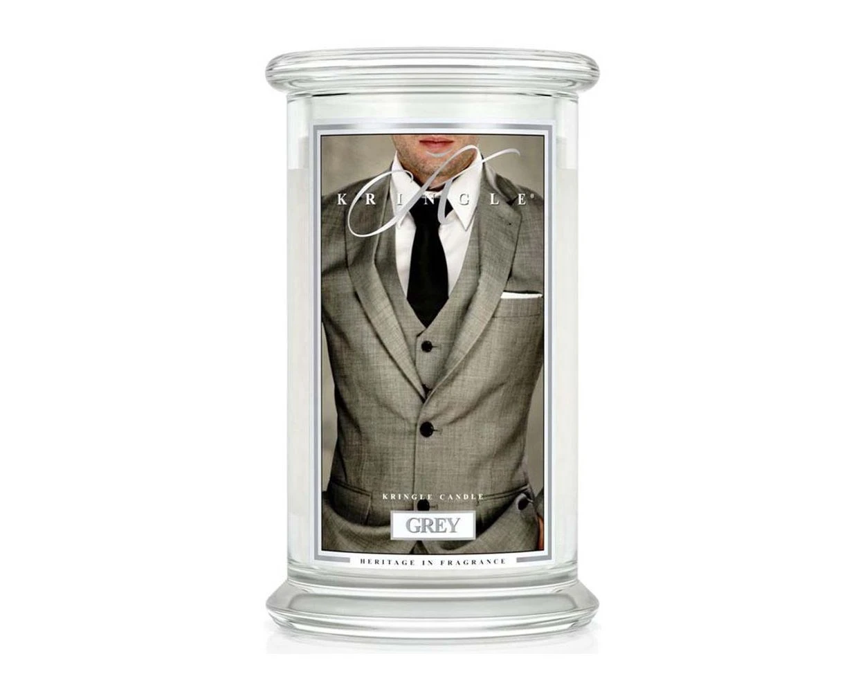 Kringle Candle Große Classic Candle Grey 3 Kringle Candle Große Classic Candle Grey