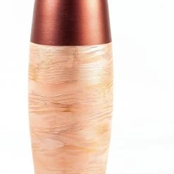 7ART Handbemalte Glasvase - Tischvase aus Glas 30 cm