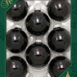 Krebs Glas Lauscha Ebenholz glänzend 7cm Glaskugeln uni -Günstiges Deko Geschäft a19780c44d4b469a834e0cee228dded7