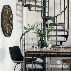 Atmosphera Créateur d'intérieur Wanduhr groß AEDAN, Ø 77 cm -Günstiges Deko Geschäft a27601533ee84d478e166a7d597e6d11