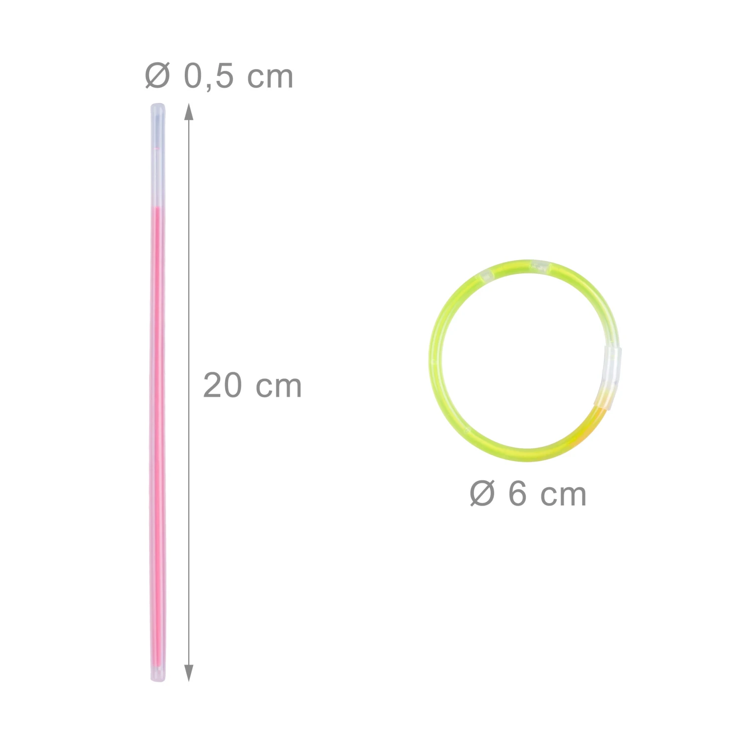 Relaxdays 200 x Knicklichter mit Verbindern 10 Relaxdays 200 x Knicklichter mit Verbindern – Bild 8