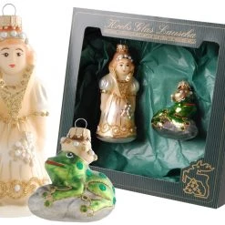 Krebs Glas Lauscha 6-11cm Märchenset Der Froschkönig