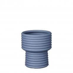 Mica Decorations Blumentopf Lilian - Blau