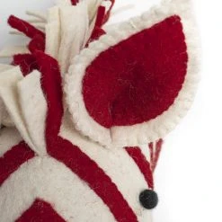 GINGER ZEBRA FILZ-DECO 18x25x35 -Günstiges Deko Geschäft a4e545536ff44819a59a0619cf16a085