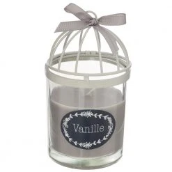 Atmosphera Créateur d'intérieur Kerze im Glas mit dekorativem Käfig