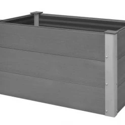 VidaXL Garten-Hochbeet WPC - vidaXL Garten-Hochbeet WPC 100 x 50 x 54 cm Grau