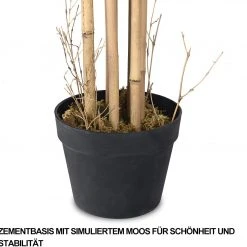Costway Künstliche Bambus-Pflanze 150 cm -Günstiges Deko Geschäft a6af6ae36b994eef8803c60ab0800903