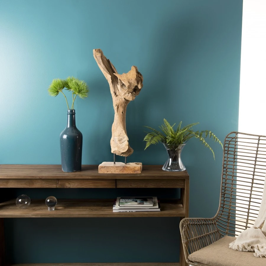 Macabane Deko-Objekt aus Teakholz Zweig 4 Macabane Deko-Objekt aus Teakholz Zweig – Bild 2