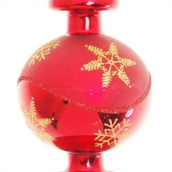 Krebs Glas Lauscha Rot 30cm Doppelspitze aus Glas