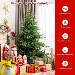 Costway 180cm Künstlicher Weihnachtsbaum 11 Costway 180cm Künstlicher Weihnachtsbaum -Günstiges Deko Geschäft a7e652beab9445e7bc7d5d6b01525c74