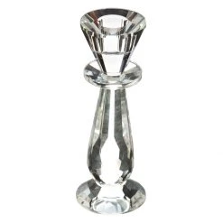 Atmosphera Créateur d'intérieur Lotus Kerzenhalter aus Kristallglas