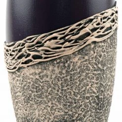 7ART Handbemalte Glasvase - Tischvase aus Glas 30 cm