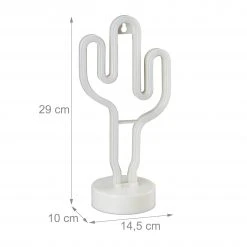 Relaxdays 2 x LED Neonlicht Kaktus - Grün - 15 x 29 cm -Günstiges Deko Geschäft a8b04be38c1b4049a31b7659a731a2d1 1