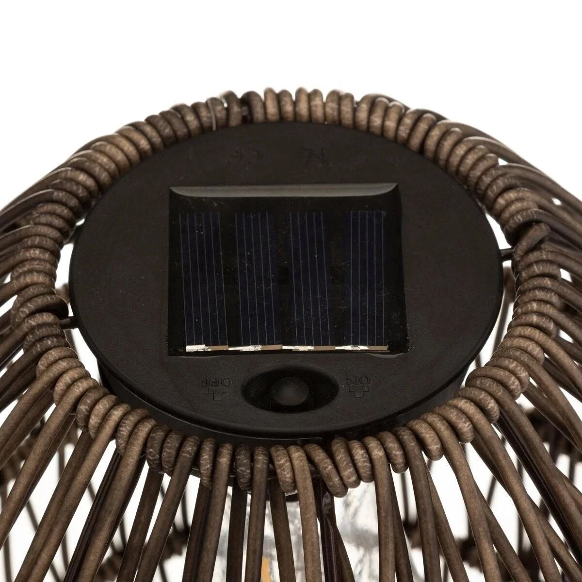 Atmosphera Créateur d'intérieur Solar-Laterne, geflochten, Ø 21 cm 5 Atmosphera Créateur d'intérieur Solar-Laterne, geflochten, Ø 21 cm – Bild 3