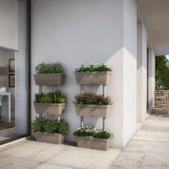 Dmora Set von 3 Gefäßen für den Hausgarten -Günstiges Deko Geschäft a94b8d950af84861862a31adbc294dd2