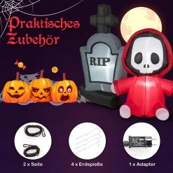 Costway Halloween Aufblasbarer Geist -Günstiges Deko Geschäft a9709bc5a5004990ae0b2bb99bdf6986