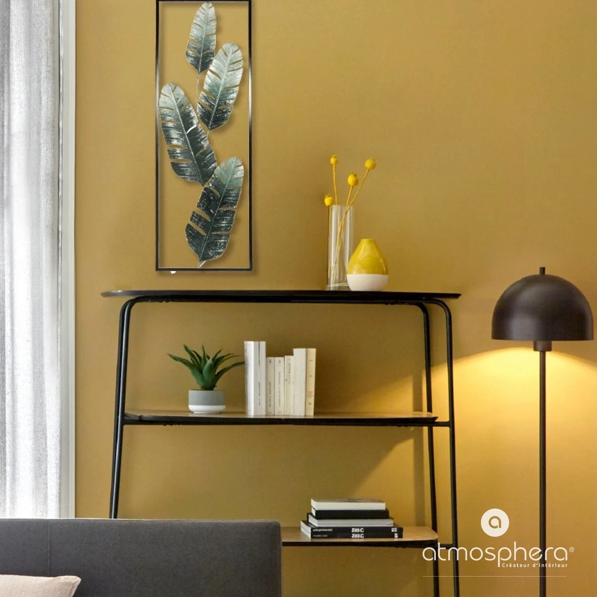 Atmosphera Créateur d'intérieur Wanddekoration aus Metall 5 Atmosphera Créateur d'intérieur Wanddekoration aus Metall – Bild 3