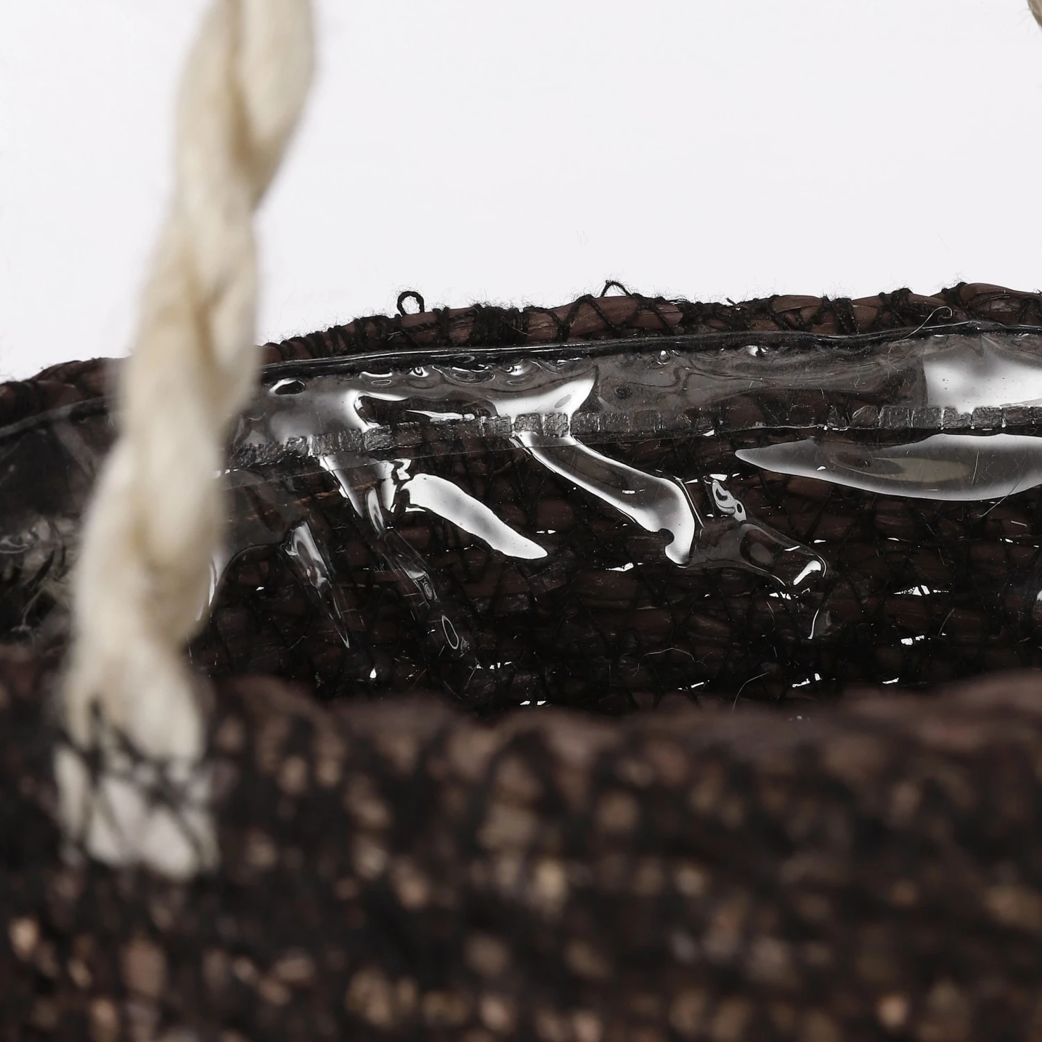 Mica Decorations Pflanzkorb Atlantic (2er-Set) - Schwarz - Kunststoff - Textil 7 Mica Decorations Pflanzkorb Atlantic (2er-Set) - Schwarz - Kunststoff - Textil – Bild 5