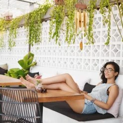 Relaxdays Bambus Windspiel -Günstiges Deko Geschäft acaa71fa74b24c3fb54290e11391f24a