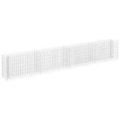 VidaXL Gabionen-Hochbeet - vidaXL Gabionen-Hochbeet Verzinkter Stahl 360×30×60 cm