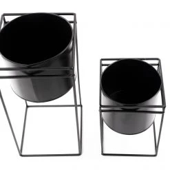 Atmosphera Créateur d'intérieur Blumentöpfe, mit Halterungen aus Metall -Günstiges Deko Geschäft ad8c9970e3a34c6dad8b9fcb79a5947e