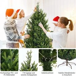 Costway 180cm Künstlicher Weihnachtsbaum -Günstiges Deko Geschäft adec23a0a72944e3a45ed3c0cfa86a3b
