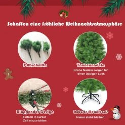 Costway 210cm Künstlicher Weihnachtsbaum 11 Costway 210cm Künstlicher Weihnachtsbaum -Günstiges Deko Geschäft ae0dc57aecc848e29f2fb4a22d7a0ede
