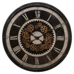 Atmosphera Créateur d'intérieur Große Wanduhr CHARLEY, Ø 76 cm