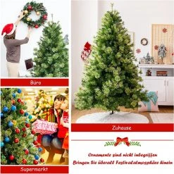 Costway 180cm Künstlicher Weihnachtsbaum 10 Costway 180cm Künstlicher Weihnachtsbaum -Günstiges Deko Geschäft ae7f865f708848c2ae5cdf401fa44fb6