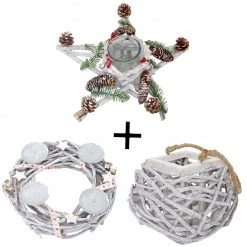 HWC Adventskranz (3er Set) - Standard