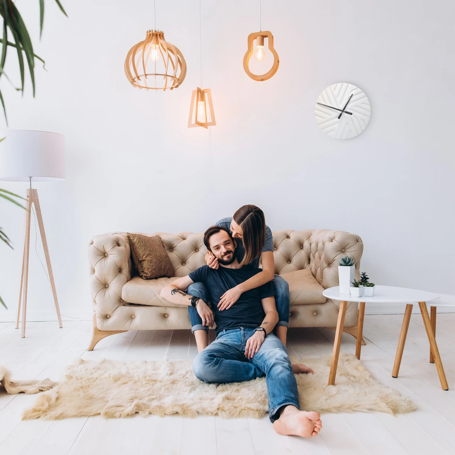 Relaxdays Moderne Wanduhr weiß 5 Relaxdays Moderne Wanduhr weiß – Bild 3