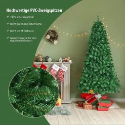 Costway 180cm LED Künstlicher Weihnachtsbaum -Günstiges Deko Geschäft b0017b23360c49e08277ecfb320049bf