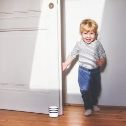 Relaxdays 1 x Türstopper mit Gummiringen weiß - Weiß - Schwarz -Günstiges Deko Geschäft b039c86931b14f47bc0d9010f2916604