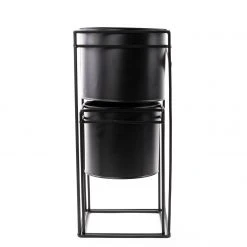 Atmosphera Créateur d'intérieur Blumentöpfe, mit Halterungen aus Metall -Günstiges Deko Geschäft b0ff69b2002d45daa590c4ff1984721a