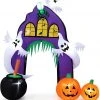 Costway Aufblasbarer Halloween-Torbogen 1 Costway Aufblasbarer Halloween-Torbogen -Günstiges Deko Geschäft b146ced3de96450abf4eee33e49b770f