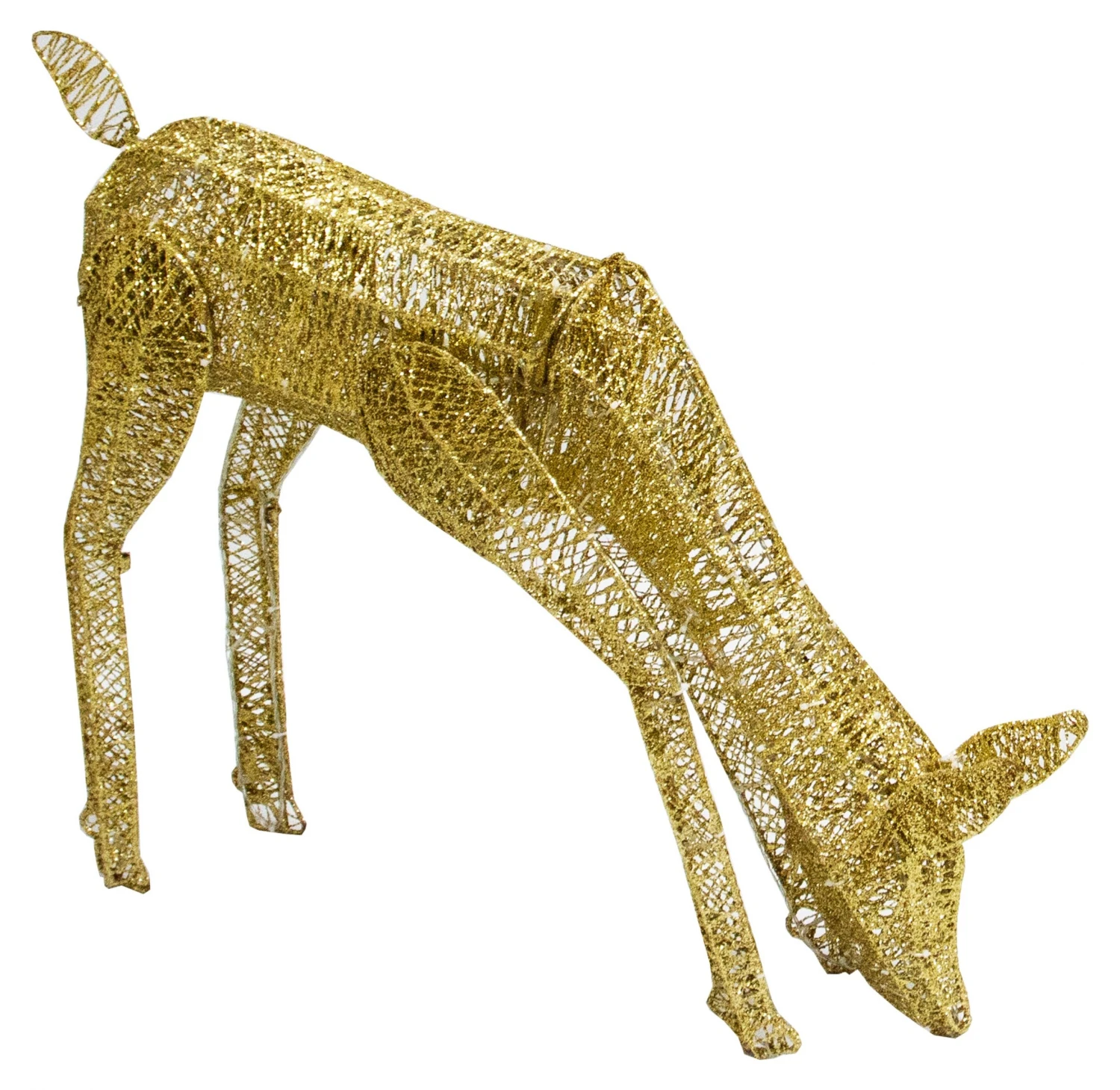 MonsterShop LED beleuchtetes goldenes Reh 3 MonsterShop LED beleuchtetes goldenes Reh