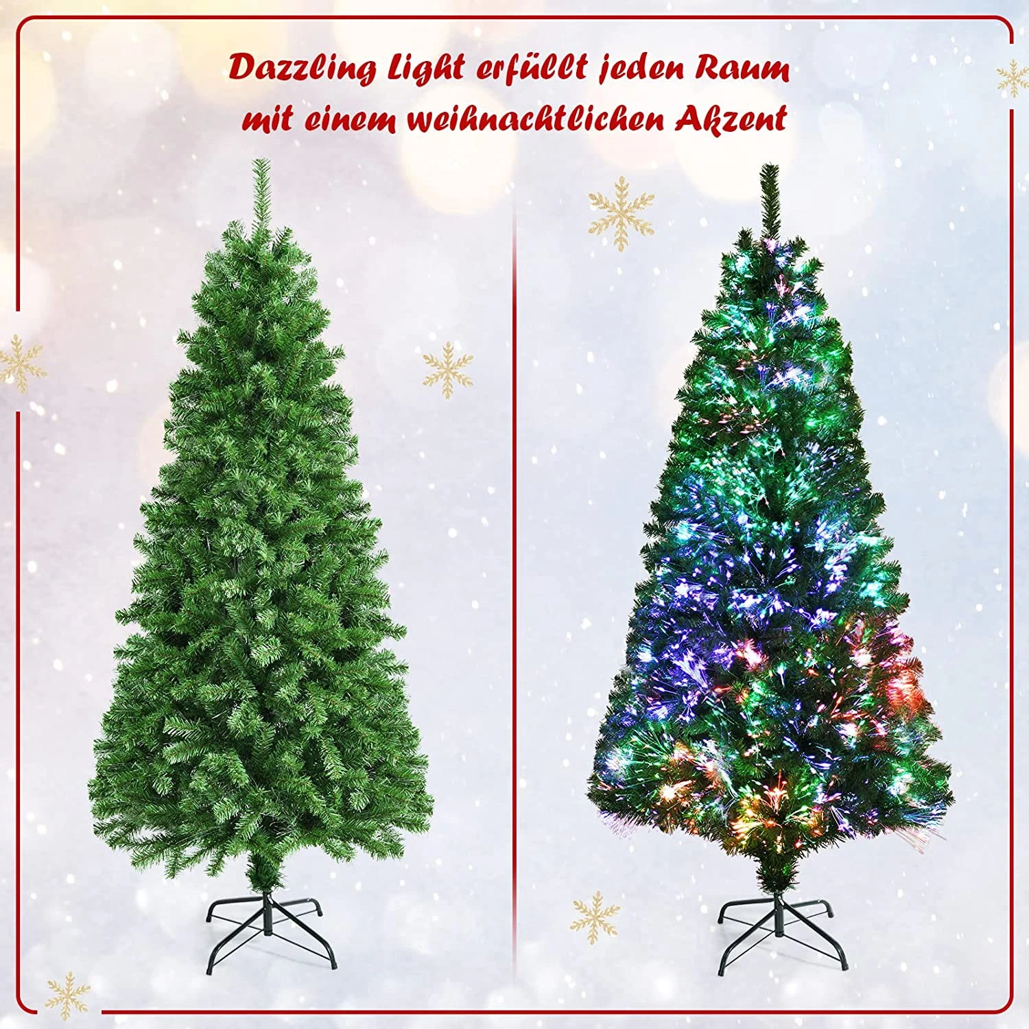 Costway 180cm Künstlicher Weihnachtsbaum 8 Costway 180cm Künstlicher Weihnachtsbaum – Bild 6