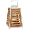 Home&Styling Collection Laterne mit Metallrahmen, Bambus -Günstiges Deko Geschäft b1e7c33e09294031b53ca60c75159404