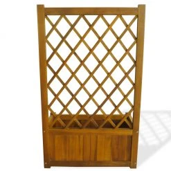 VidaXL Garten-Hochbeet - vidaXL Garten-Hochbeet mit Spalier Akazie Massivholz -Günstiges Deko Geschäft b24467c2690a4bb49fd342a30fb83a20