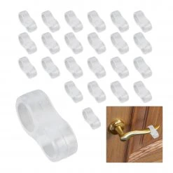 Relaxdays 24er Set Türstopper Klinke