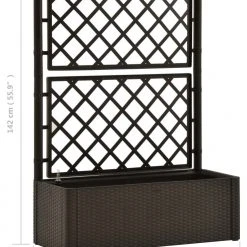 VidaXL Garten-Hochbeet Selbstbewässerungssystem - vidaXL Garten-Hochbeet mit Spalier und Selbstbewässerungssystem Mokka -Günstiges Deko Geschäft b25201f2df174aacbca5951c3795de18.cropped 102 3 742 1021.processed