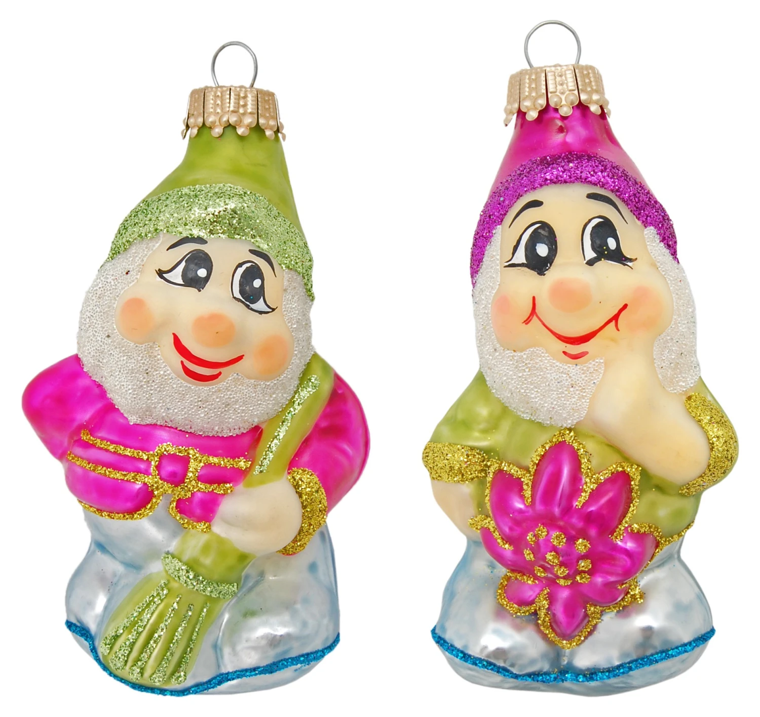 Krebs Glas Lauscha 6cm Weihnachtswichtel aus Glas 3 Krebs Glas Lauscha 6cm Weihnachtswichtel aus Glas