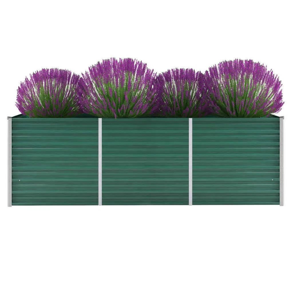 VidaXL Garten-Hochbeet Verzinkter Stahl Grün - vidaXL Garten-Hochbeet Verzinkter Stahl 240x80x77 cm Grün 5 VidaXL Garten-Hochbeet Verzinkter Stahl Grün - vidaXL Garten-Hochbeet Verzinkter Stahl 240x80x77 cm Grün – Bild 3