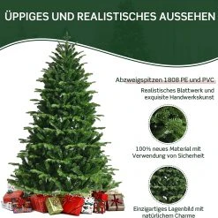 Costway 180cm Künstlicher Weihnachtsbaum -Günstiges Deko Geschäft b39cbc454dac4bf5936a17c75387a3d0