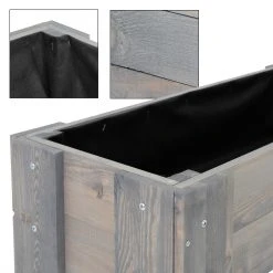 WOMO-DESIGN Hochbeet lasiert 59x77x35cm -Günstiges Deko Geschäft b48c12d6725848d589c8a592ae5f5761