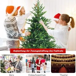Costway 180cm Künstlicher Weihnachtsbaum 12 Costway 180cm Künstlicher Weihnachtsbaum -Günstiges Deko Geschäft b4da29587c7c4ace8b5cb7b36953de15
