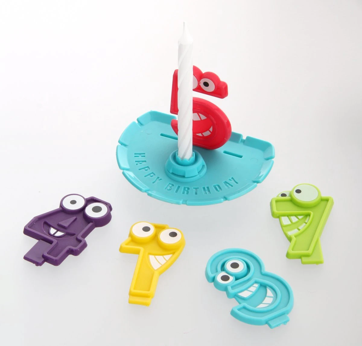 Fackelmann Zahlenkerzen Halter 20er Set 6 Fackelmann Zahlenkerzen Halter 20er Set – Bild 4