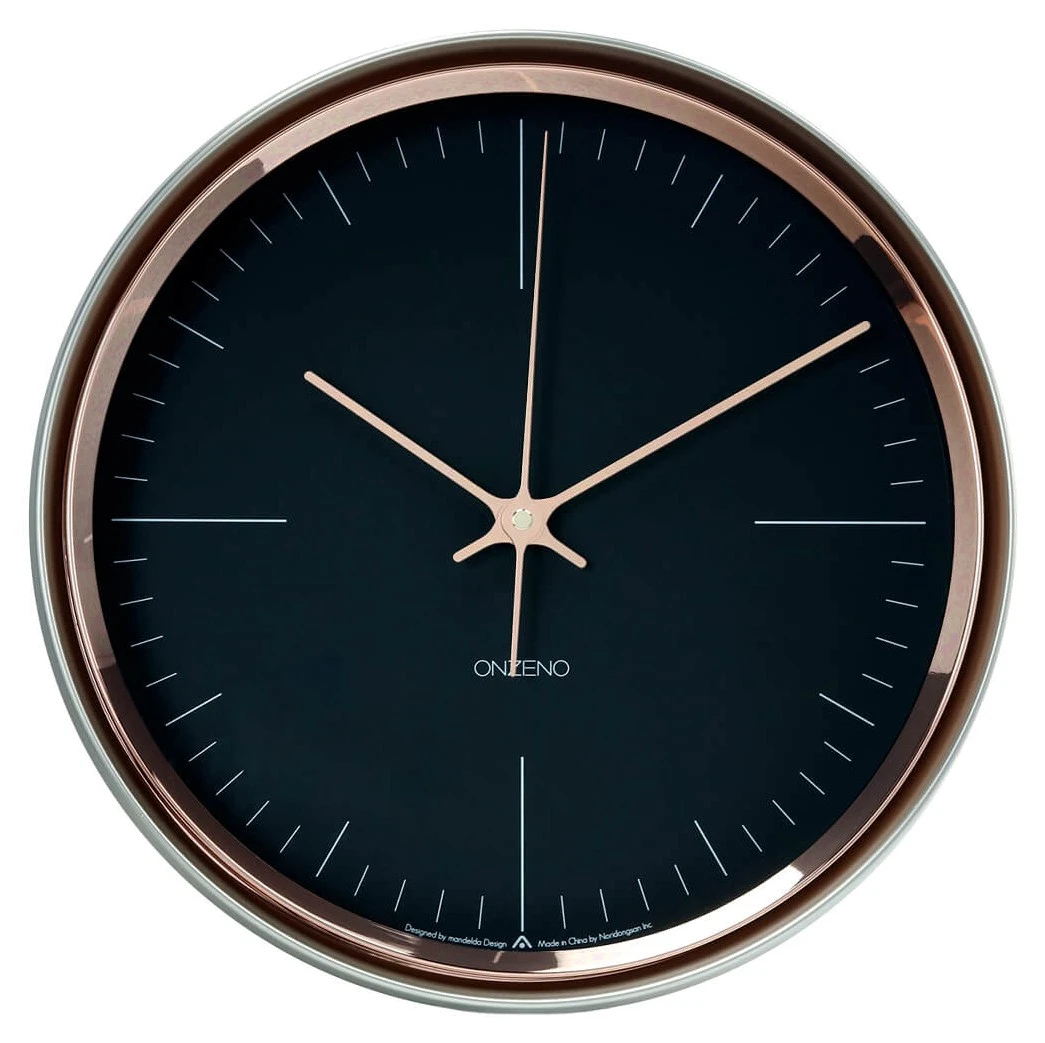 ONZENO Design Wanduhr THE ENIGMATIC. 3 ONZENO Design Wanduhr THE ENIGMATIC.