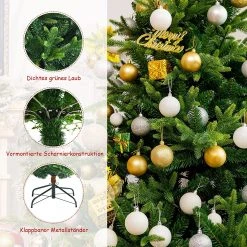 Costway 180cm Künstlicher Weihnachtsbaum 10 Costway 180cm Künstlicher Weihnachtsbaum -Günstiges Deko Geschäft b615993aaead42348ddcd1a8864a1986